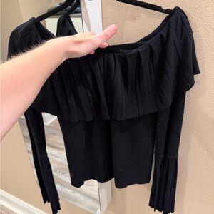 Arden B Elegant Black Knit Top